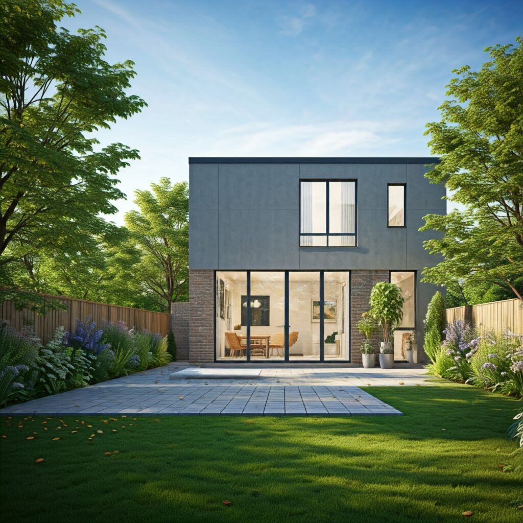 modern garden house